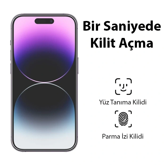 Ally iPhone 15 Pro Full HD Tempered Kırılmaz Cam Ekran Koruyucu-(5775)