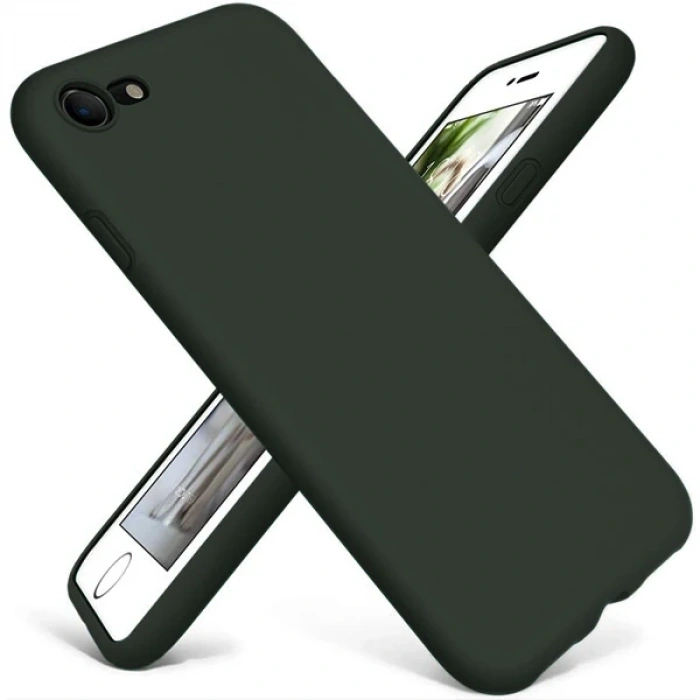 ALLY İPhone SE2 İPhone 8-7 Lansman Kılıf İçi Kadife Soft Silikon Kılıf-(5775)