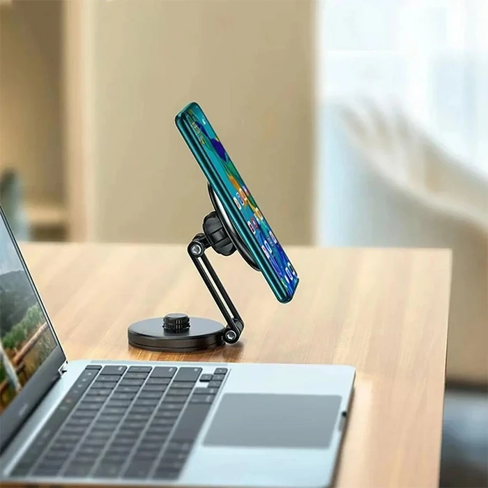Ally LE-07 Torpido Üstü Araç İç Ve Masa Üstüi Magsafe Telefon Tutucu-(5775)