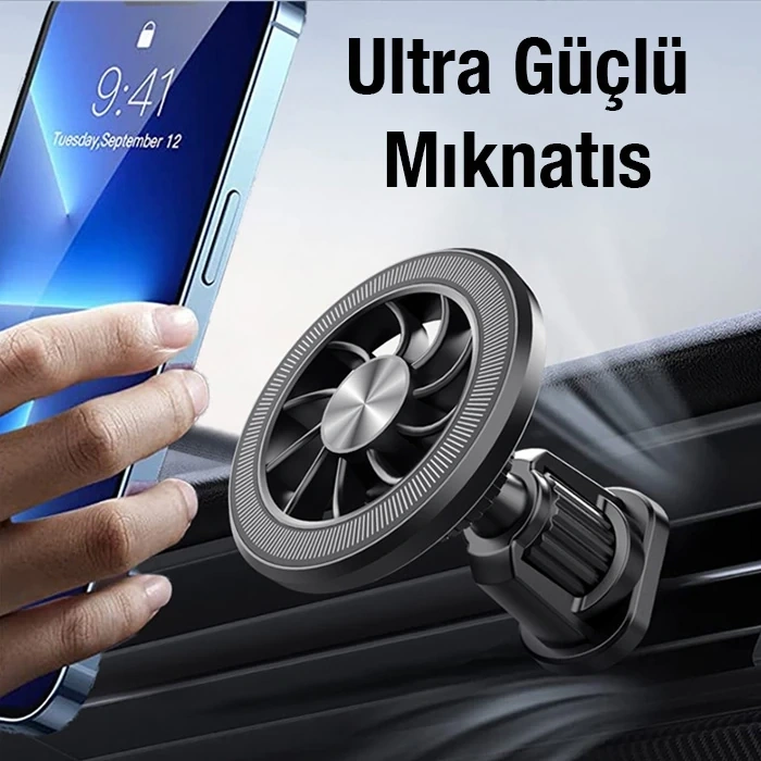 ALLY ML-216 MagSafe Araç İçi Havalandırma Telefon Tutucu-(5775)