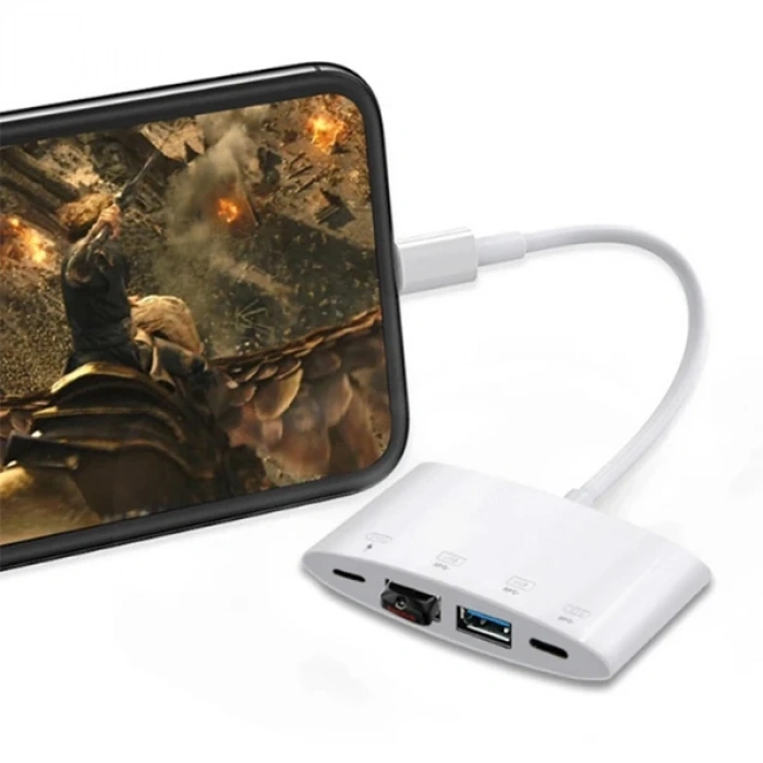 Ally NK-1040 4in1 İPhone Lightning To Usb Kamera Adaptörü-(5775)