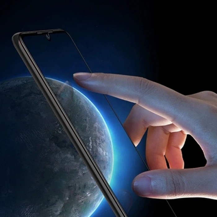 ALLY OPPO Realme C11 9D Full Glue Tempered Cam Ekran Koruyucu-(5775)