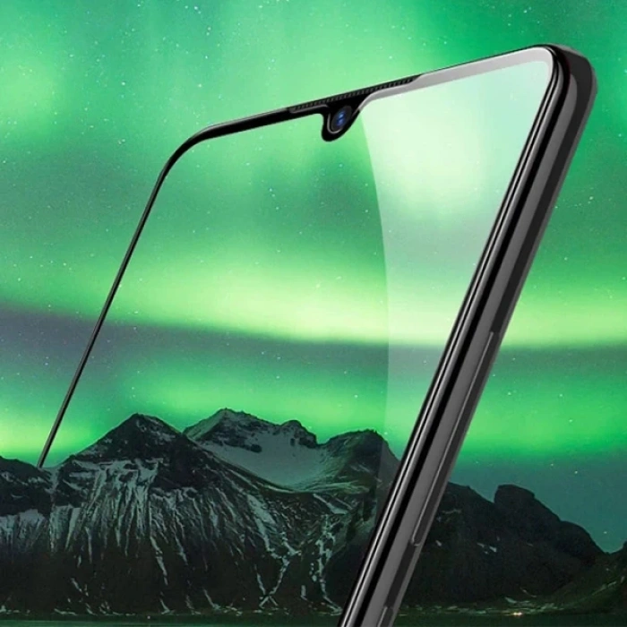 ALLY OPPO Realme C11 9D Full Glue Tempered Cam Ekran Koruyucu-(5775)