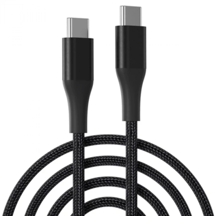 ALLY PD 100W 5A Hızlı Şarj Usb Type-C Kablo 1Metre Kevlar Kablo-(5775)