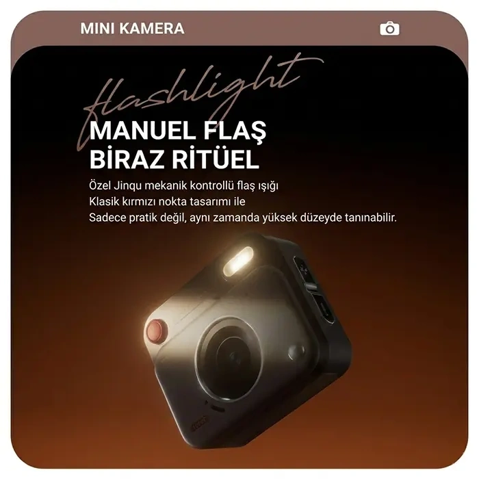 Ally PixMini Retro Video Dijital Kamera Ağ Kamerası DVR 1080P HD-(5775)