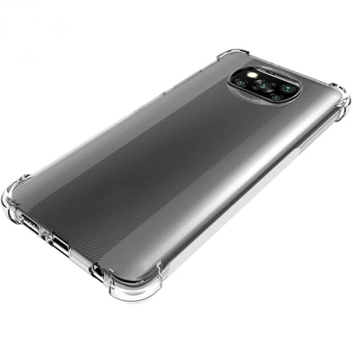 ALLY Poco X3 Anti-Drop Silikon Kılıf Shockproof Kılıf-(5775)