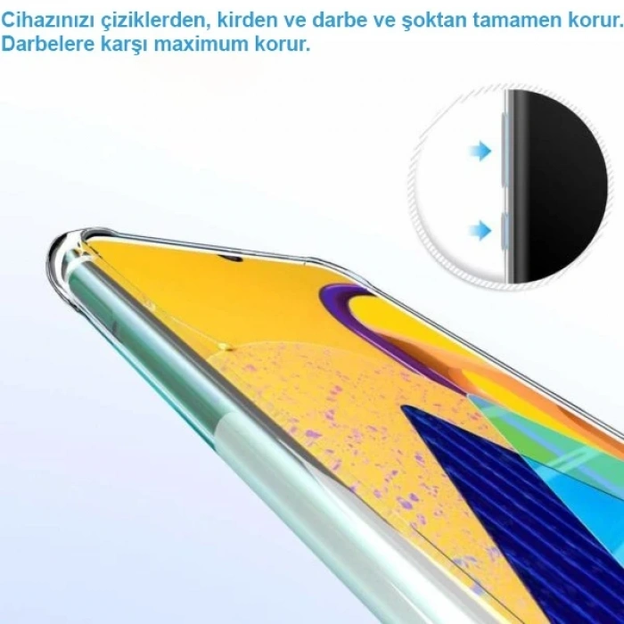 Ally Samsung Galaxy M30S Anti-Drop Darbe Emici Silikon Kılıf-(5775)