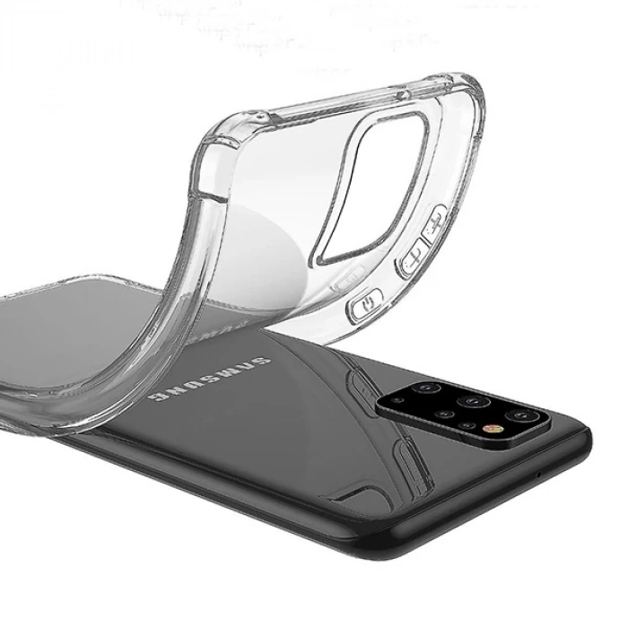 Ally Samsung Galaxy S20+ PLUS Anti-Drop Darbe Emici Silikon Kılıf-(5775)