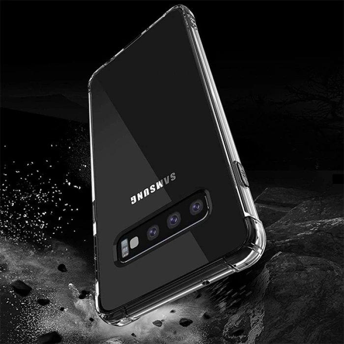Ally Sm Galaxy S10 Anti-Drop Darbe Emici Silikon Kılıf-(5775)