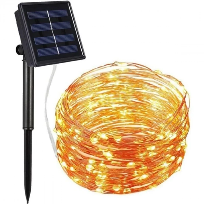 ALLY Solar Güneş Enerjili Dış Bahçe Aydınlatma Su Geçirmez Led 10M-(5775)