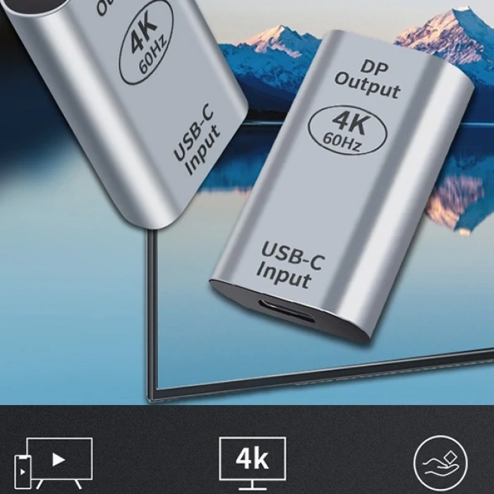 ALLY USB-C input DP output 4K Dönüştürücü Adaptör 60H-(5775)