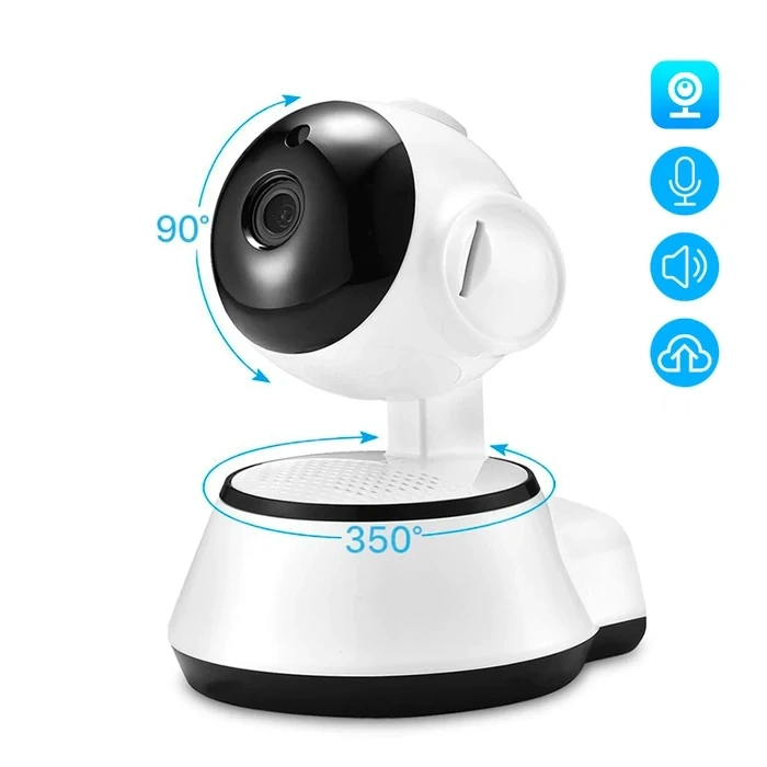 ALLY V380 1080P HD Gece Görüşlü Hareket Sensörlü WIFI Güvenlik Kamerası-(5775)