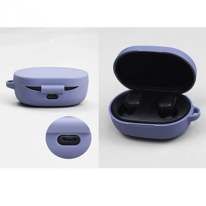 Ally Xiaomi Redmi Airdots Silikon Kılıf+Anahtarlık-(5775)