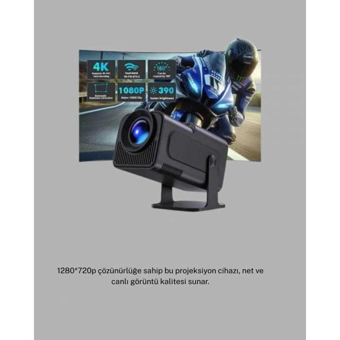 Android Projeksiyon Game Box – 1280x720p HD Çözünürlük BluetoothHDMI ve USB Girişli