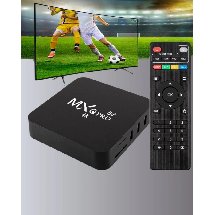 Android TV Box 4K – 2GB RAM 16GB ROM Kablosuz Wi-Fi Medya Oynatıcı