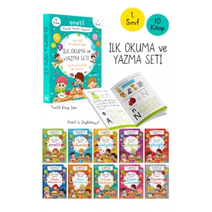 Anetil İlk Okuma ve Yazma Seti – 10