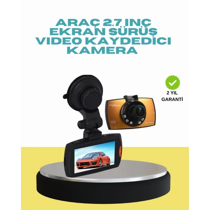 Araç İçi Güvenlik Kamerası Hareket Algılamalı HD DVR
