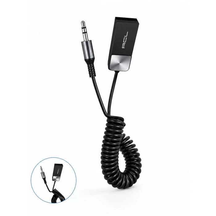 Araç ve Ev Ses Sistemleri İçin Bluetooth AUX Adaptörü