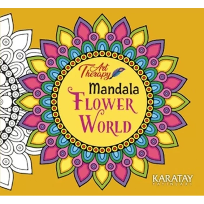Art Therapy Mandala - Flower World