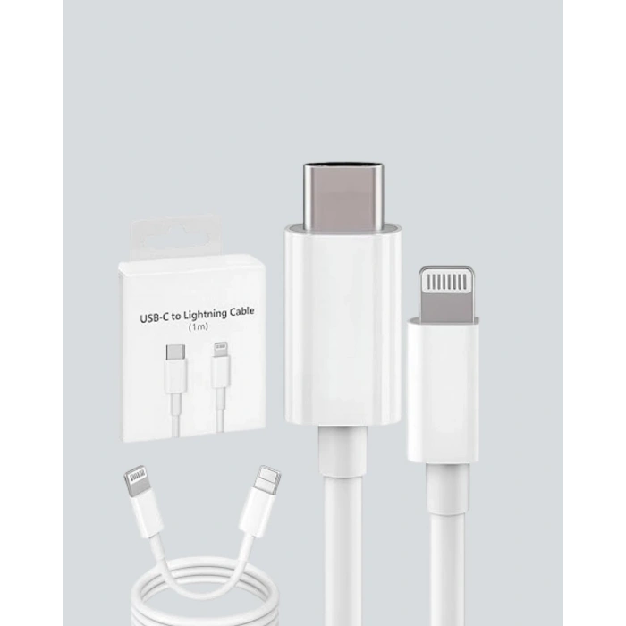 Aşırı Şarj ve Pil Koruması ile Akıllı Çipli Lightning Kablo 1.2m
