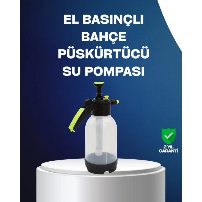 Ayarlanabilir Nozullu Basınçlı Köpük Pompası Araba Yıkama 2L Kapasiteli