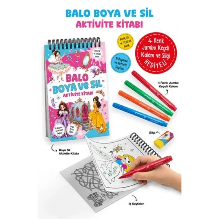 B - Boya ve Sil Aktivite Kitabı