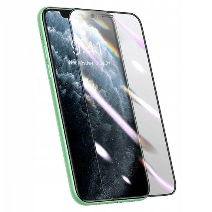 Baseus 0.25MM İPhone 11 Pro- XS-X 3D Curved Full Kaplama Kırılmaz Cam Ekran Koruyucu-(5775)