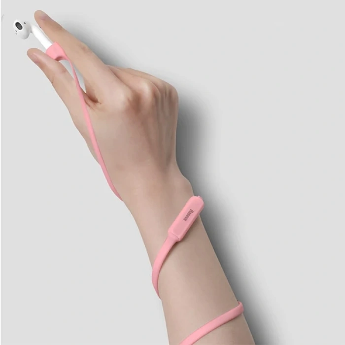 Baseus Airpords 1-2 Sports Collared Silicone Strap Kulaklık Askısı-(5775)