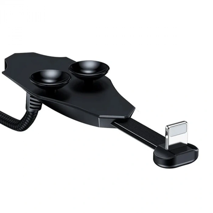 Baseus Colorful Suction iPhone Oyuncu Usb Şarj Kablosu 2.4A 1.2m-(5775)