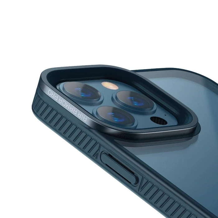 Baseus Crystal iPhone 13 Pro Max Kılıf Jel Çerçeve Zırhlı Silikon Kılıf-(5775)