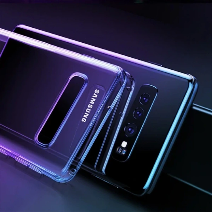Baseus Galaxy S10 Simple Ultra İnce  Kamera Korumalı Silikon Kılıf-(5775)