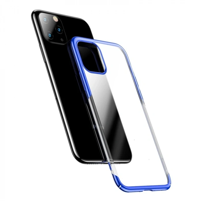 Baseus Glitter Case İPhone 11 Pro  Max 6.5  Şeffaf Lüx Silikon Kılıf-(5775)