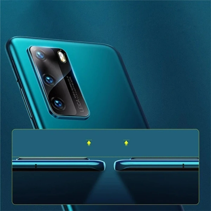 Baseus Huawei P40 Kamera Koruyucu Kırılmaz Cam 2adet set-(5775)