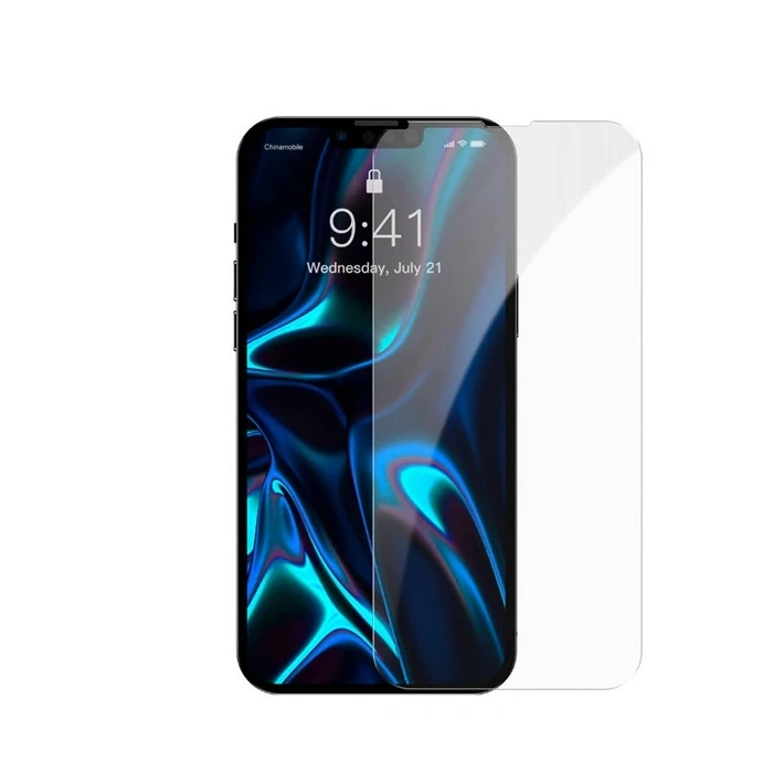 Baseus iPhone 13 Mini 0.3mm Tempered Full Cam Ekran Koruyucu 2 Adet Set-(5775)