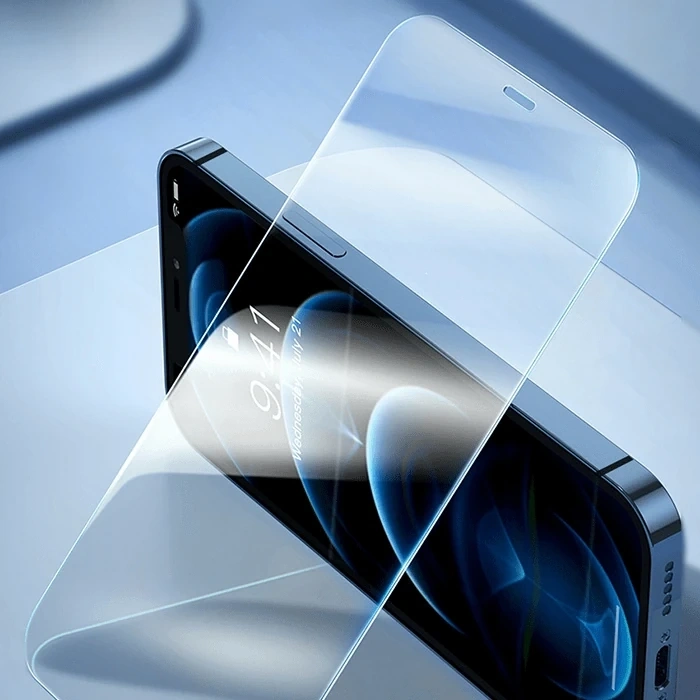 Baseus iPhone 15 Pro Max Corning Serisi Silikon Kılıf + Tempered Ekran Koruyucu Set-(5775)