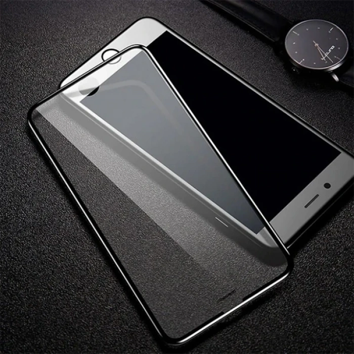 Baseus İPhone 8 Plus 7 Plus 6S-6Plus 3D 023mm Full Kırılmaz Cam Ekran Koruyucu-(5775)