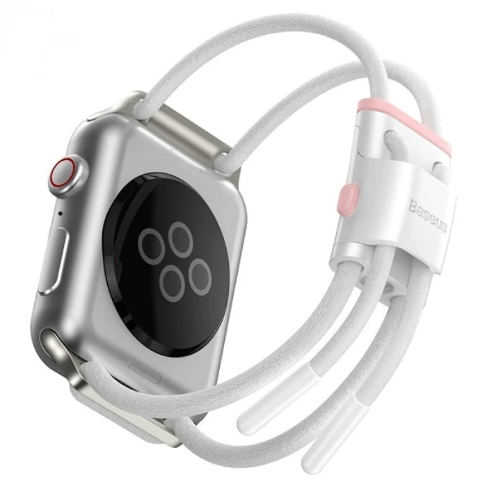BASEUS Lets Go İWatch 7 45mm 6-5-4-SE 44mm Watch Ultra 49mm Bilezik Kordon Kayış-(5775)