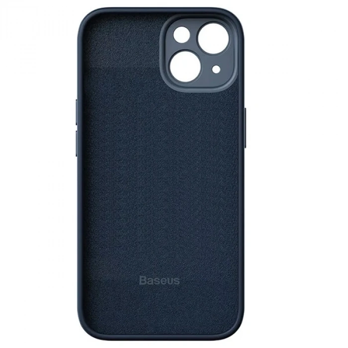 Baseus Liquid Silica Gel iPhone 14 6.1 Silikon Kılıf + Tempered Ekran Koruyucu Set-(5775)