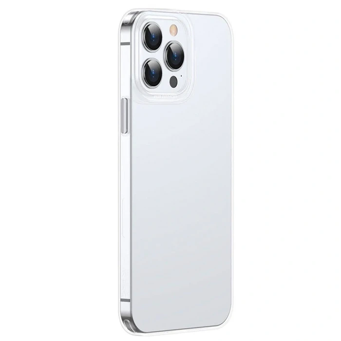 Baseus Simple Case iPhone 13 Pro Max İnce Silikon Şeffaf Kılıf-(5775)