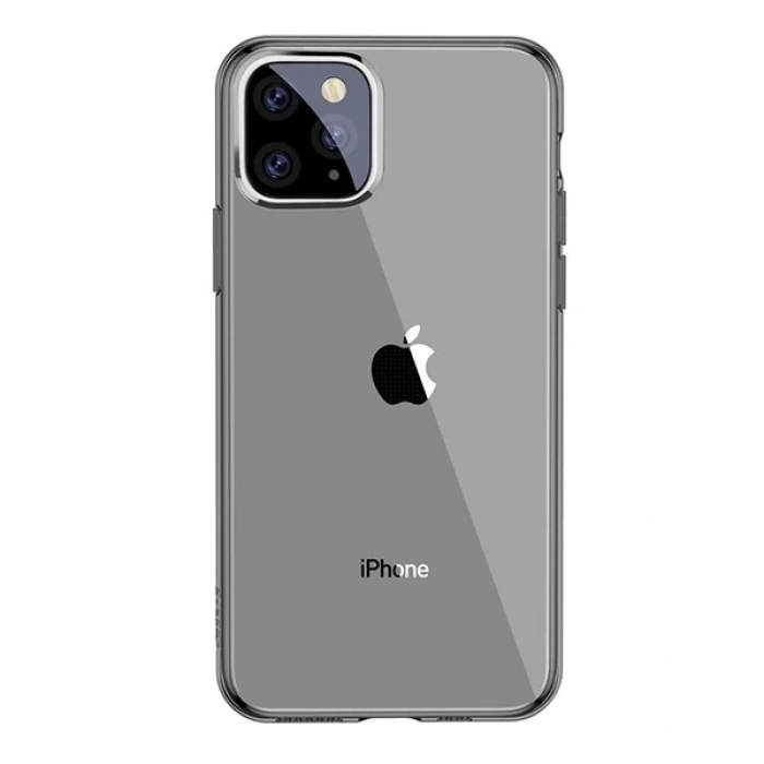 Baseus Simplicity Series iPhone 11 Pro Max 6.5 Kılıf Şeffaf Gel Silikon Kılıf-(5775)