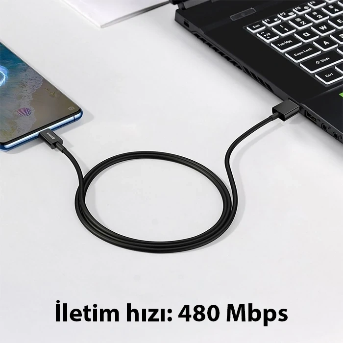 Baseus Superior Series USB to Mikro Hızlı Şarj ve Data Kablosu 2A 1m-(5775)