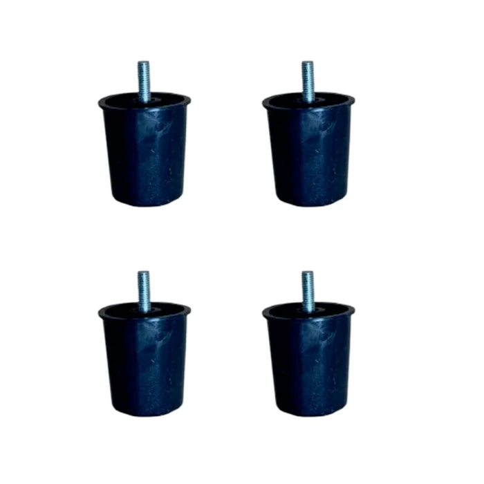 Baza Plastik Ayak - 58MM - Siyah M.8  HKS276 - 4 Adet