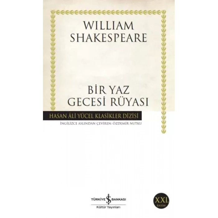 Bir Yaz Gecesi Rüyası - Hasan Ali Yücel Klasikleri