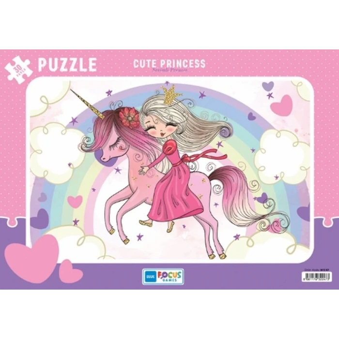 Blue Fus Cute Princess (Sevimli Prenses) - Puzzle 30 Parça