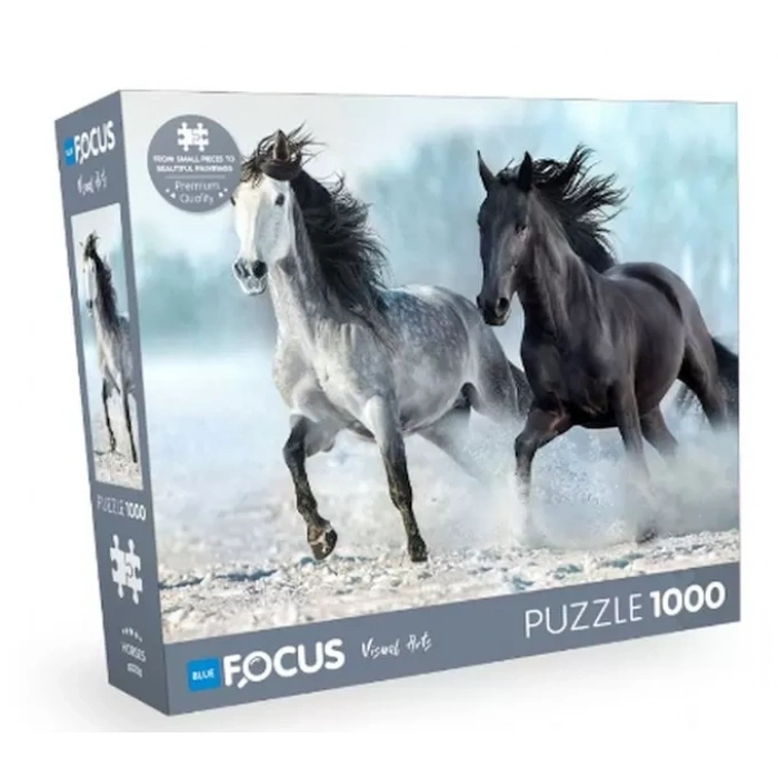 Blue Fus Horses (Atlar) - 1000 Parça