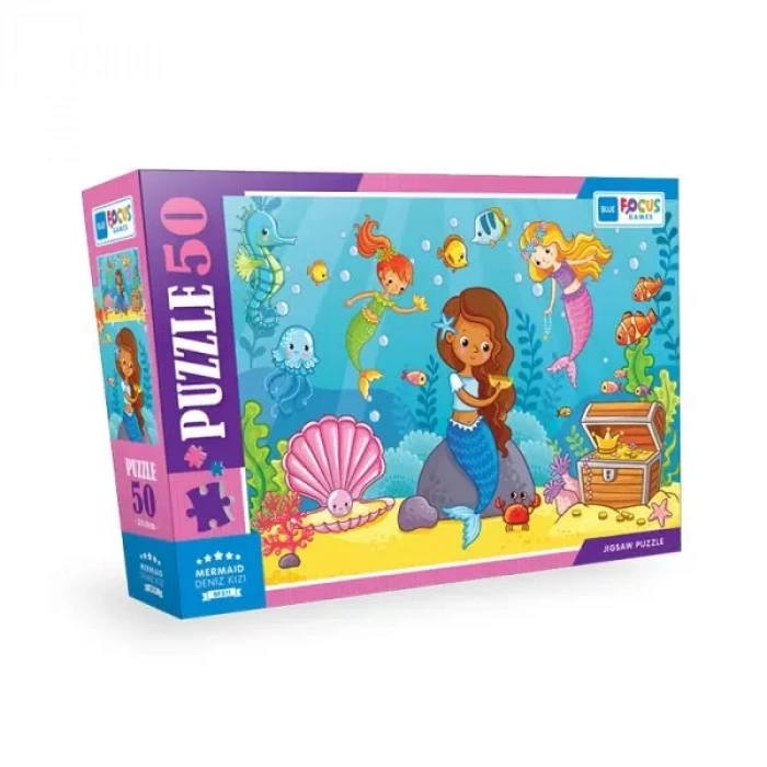 Blue Fus - Mermaid (Deniz Kızı) - Puzzle 50 Parça