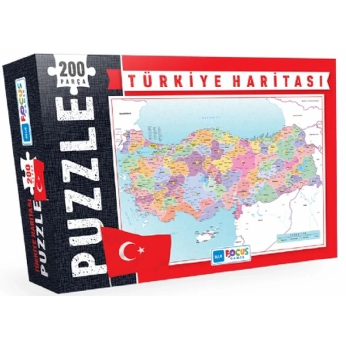 Blue Fus Türkiye Hası - Puzzle 200 Parça