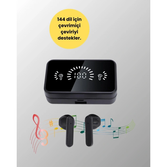 Bluetooth 5.1 Destekli  bluetooth kulaklık – ANC ve Stereo Sesli