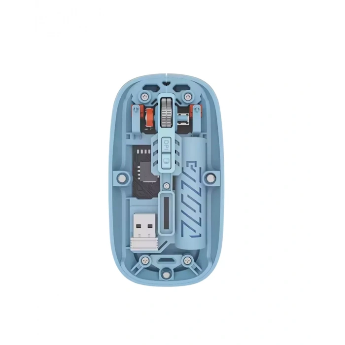 Bluetooth 5.2 Destekli Mavi Pilli Kablosuz Mouse Yeni Nesil