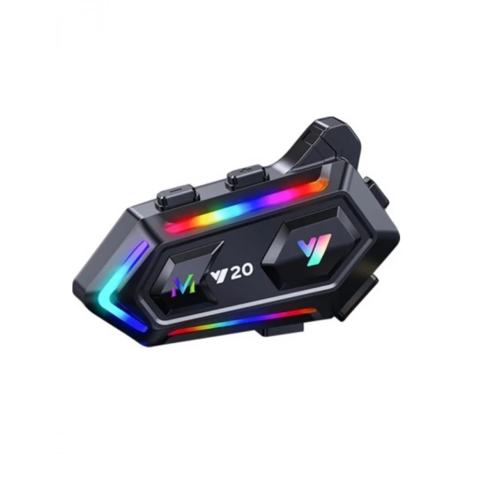 Bluetooth 5.3 Motosiklet Kask Intercom Kulaklık 1000 Metre IPX6 Su Geçirmez